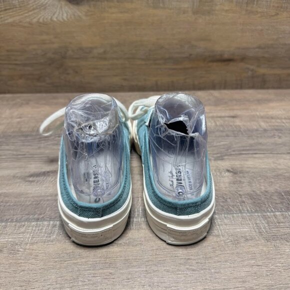 Converse Chuck 70 Teal Canvas Mule Sneakers Women's Size 8 - Picture 3 of 7